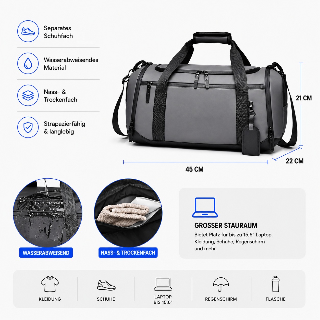 Weekender | 3in1 Reisetasche