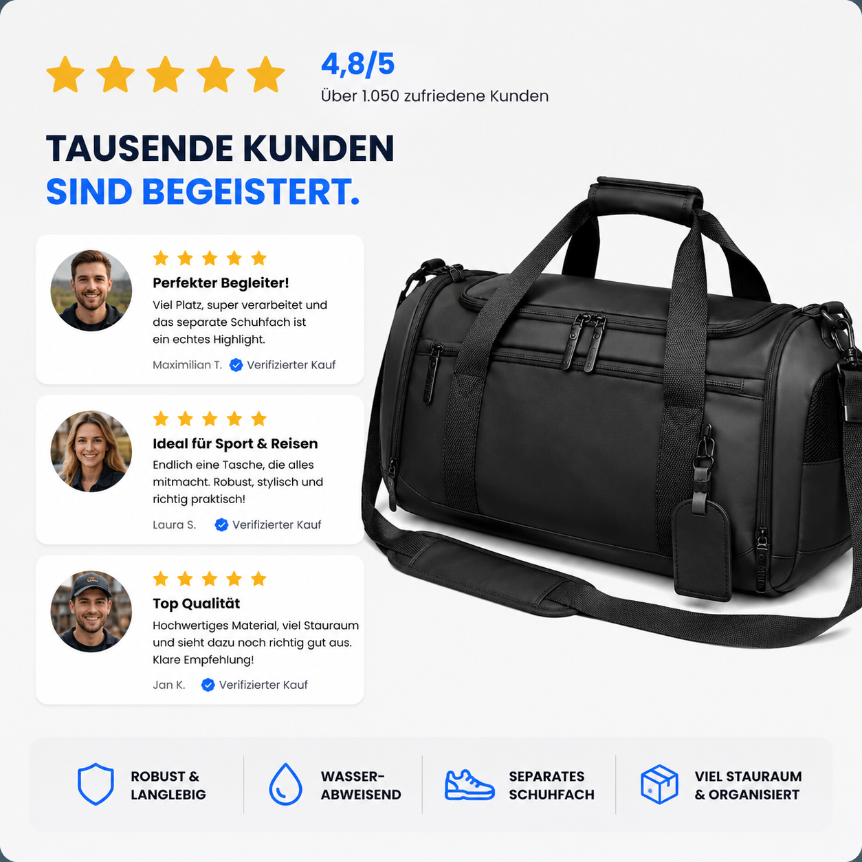 Weekender | 3in1 Reisetasche