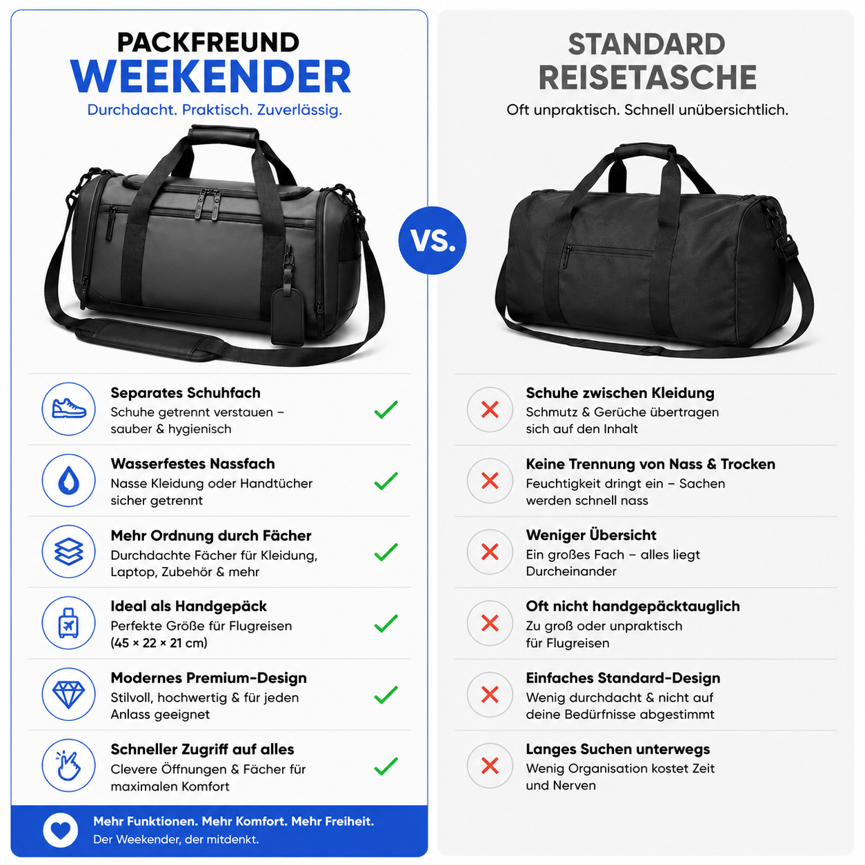 Weekender | 3in1 Reisetasche