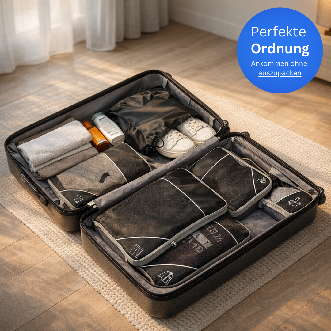 Packfreunde | Koffer Organizer mit Kompression
